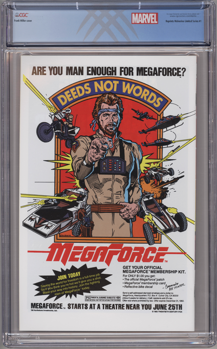 Wolverine Limited Series: Facsimile Edition #1 CGC (9.8)