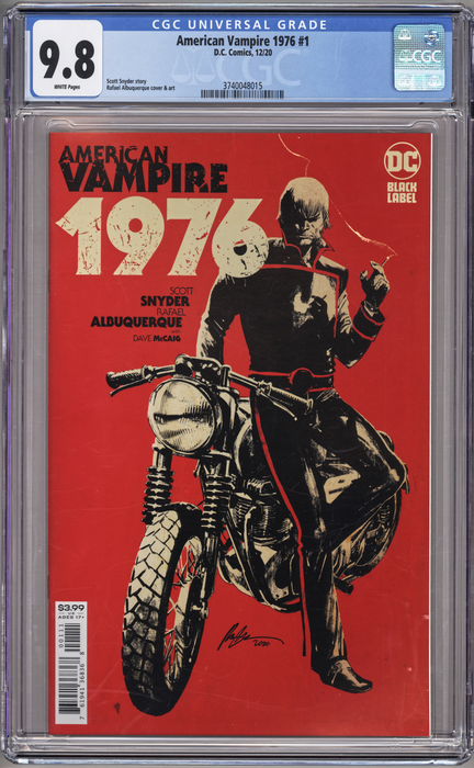 American Vampire 1976 #1 CGC (9.8)
