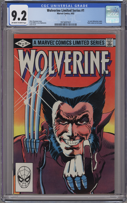 Wolverine Limited Series #1 CGC (9.2)