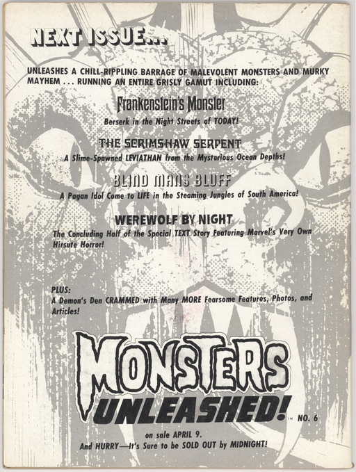 Monsters Unleashed #5