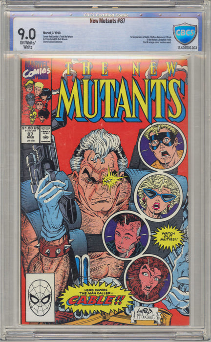 New Mutants #87 CBCS (9.0)