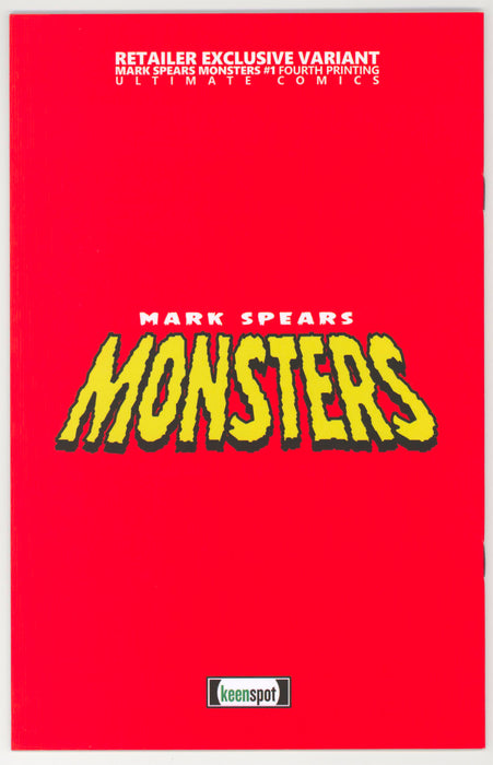 Mark Spears Monsters #1 (9.8) 4th Print