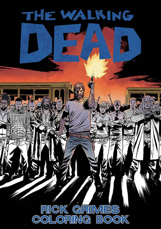 Walking Dead Rick Grimes Coloring Book