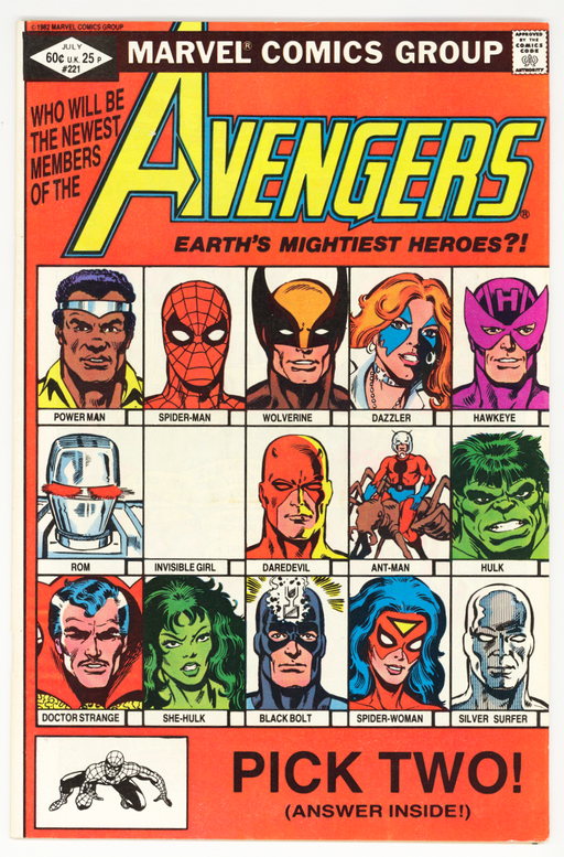 Avengers #221