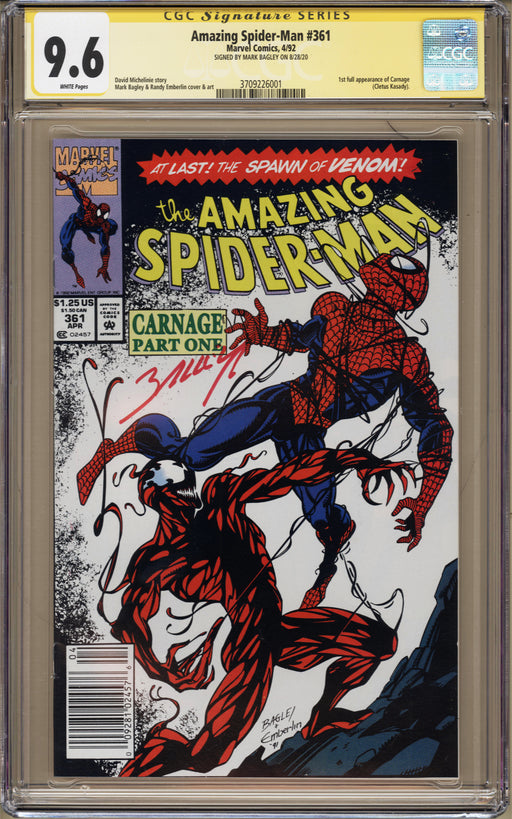 Amazing Spider-Man #361 CGC SS (9.6)