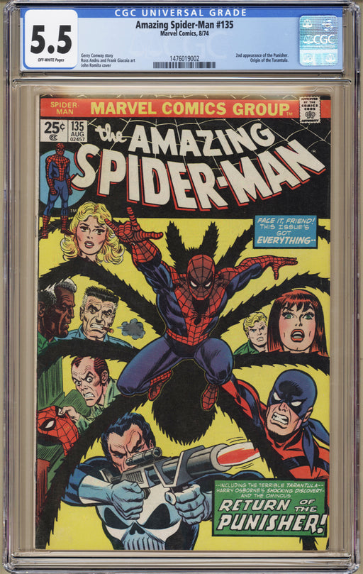 Amazing Spider-Man #135 CGC (5.5)
