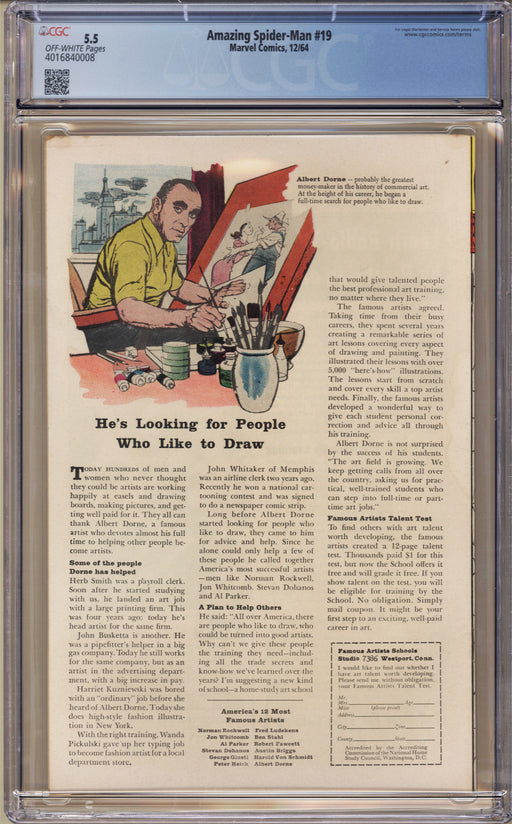 Amazing Spider-Man #19 CGC (5.5)
