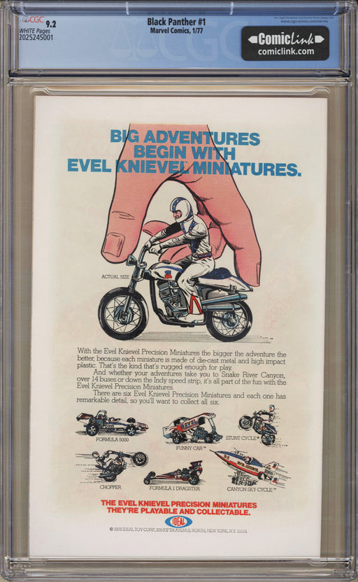 Black Panther #1 CGC (9.2)