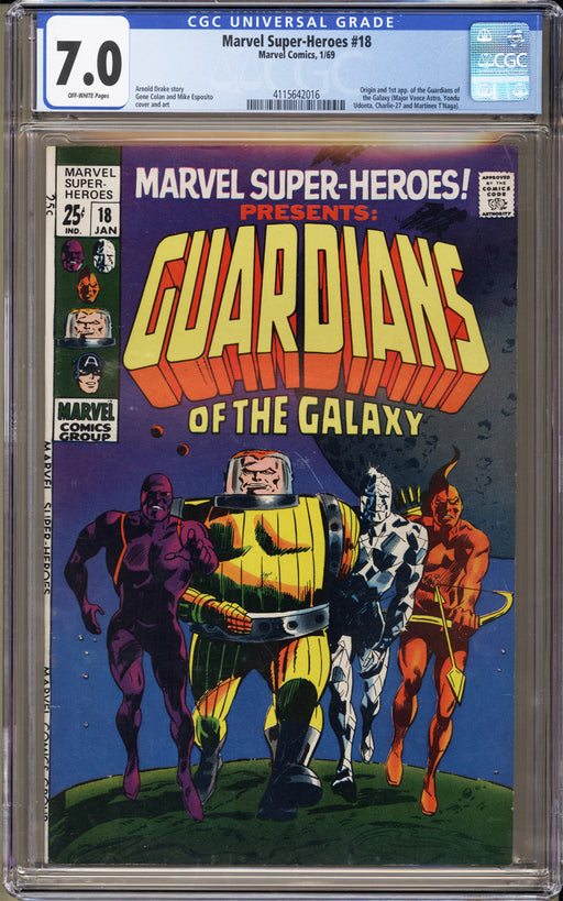 Marvel Super-Heroes #18 CGC (7.0)