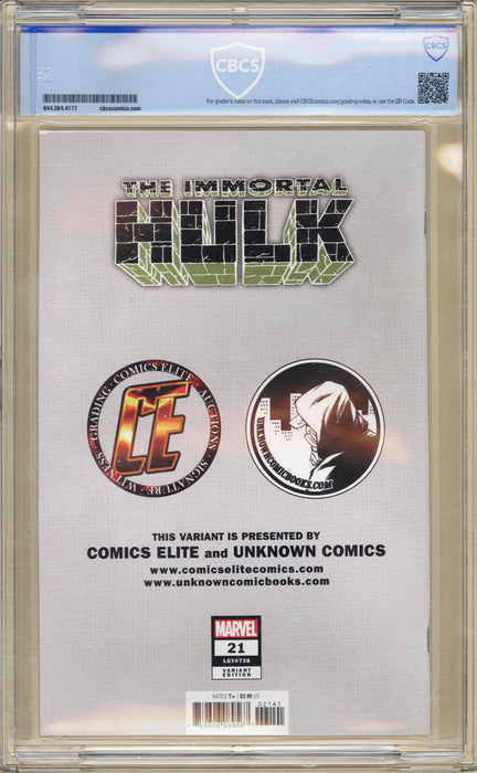 Immortal Hulk #21  CBCS (9.8)