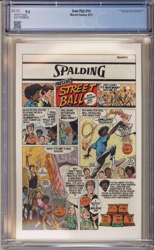 Iron Fist #14 CGC (9.2)