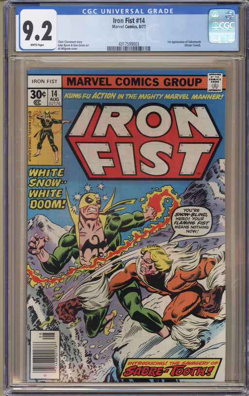 Iron Fist #14 CGC (9.2)
