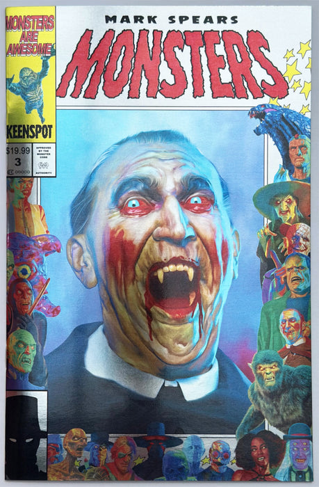 Mark Spears Monsters #3 (9.2) Holofoil Flip Cover