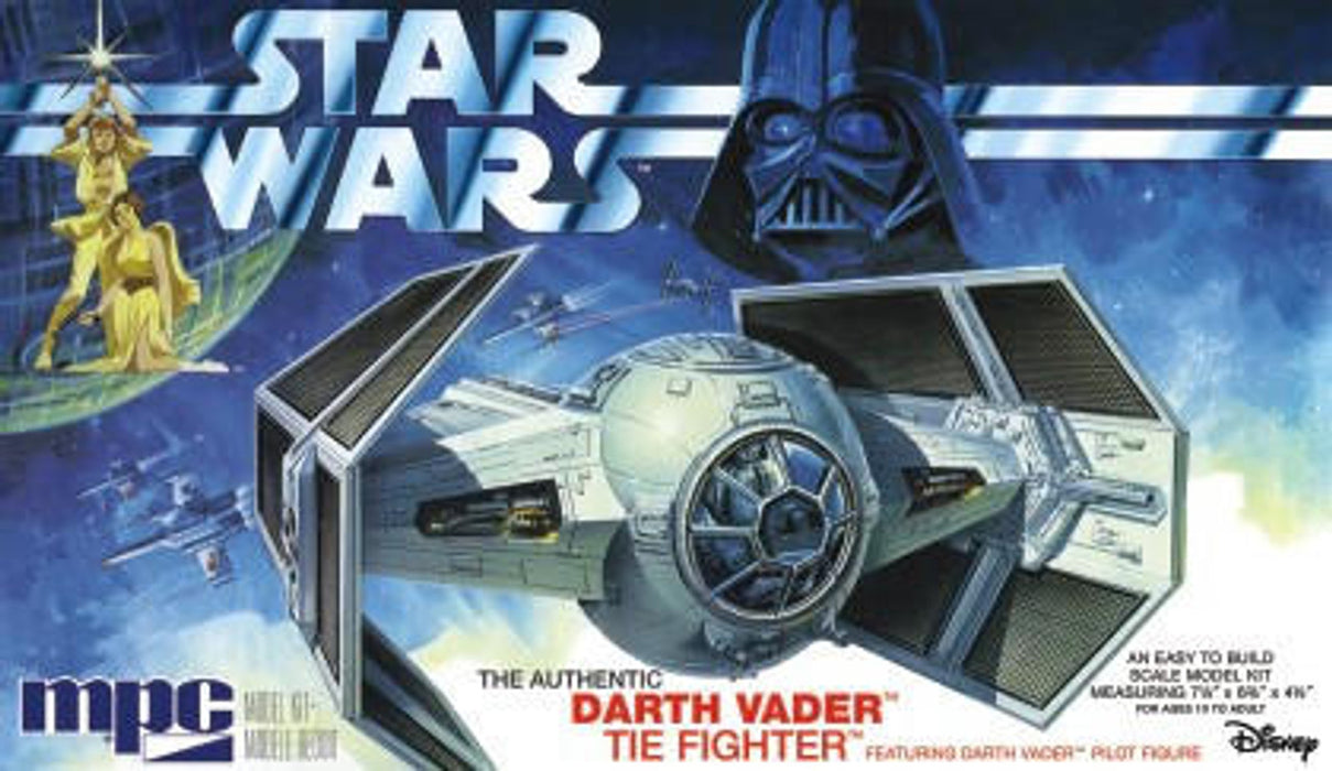 1/32 MPC Star Wars A New Hope: Darth Vader Tie Fighter w/Pilot