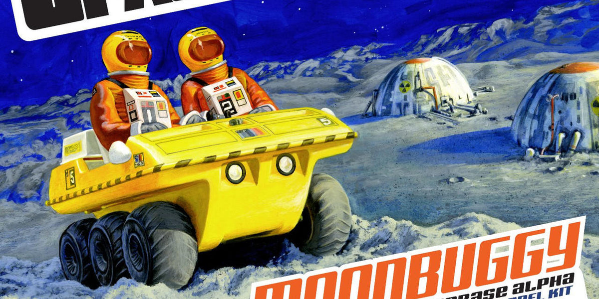 MPC Space:1999 Moonbuggy/Amphicat 1:24 Scale Model Kit - 46 Piece Plastic Model