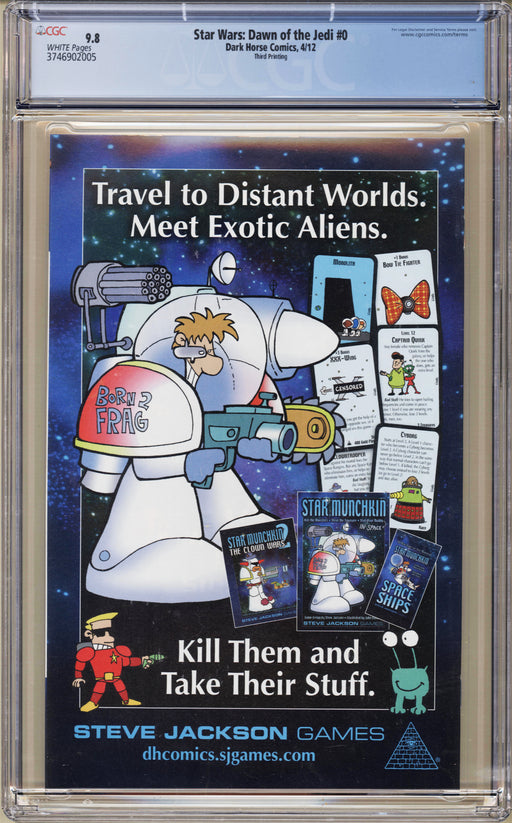 Star Wars: Dawn Of The Jedi #0 CGC (9.8)