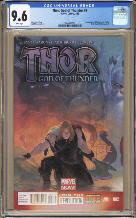 Thor: God Of Thunder #2 CGC (9.6)