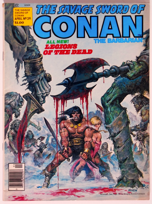 The Savage Sword Of Conan #39