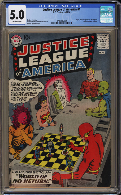 Justice League of America #1 CGC (5.0)