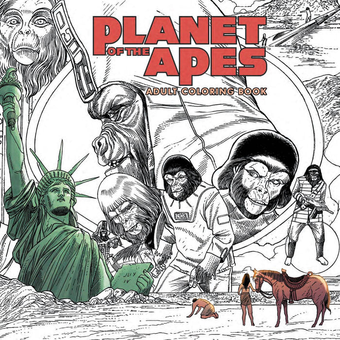 Planet of The Apes Coloring Book 
