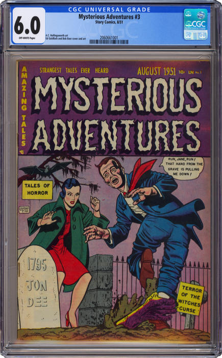 Mysterious Adventures #3 CGC (6.0)